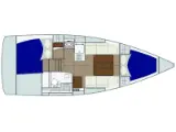 Dufour 310 Grand Large - [Layout image]